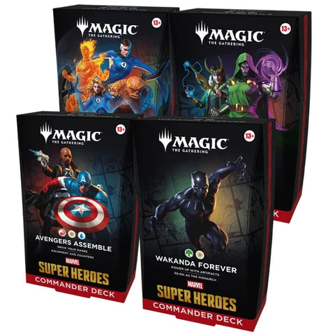 MTG Marvel Super Heros - Commande Deck (Full Set)