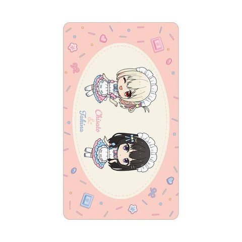 Licorice Recoil: Nishiki Chisoku & Inoue Takina Chibi-Chara Mercurial Maid ver. Multi desk mat.