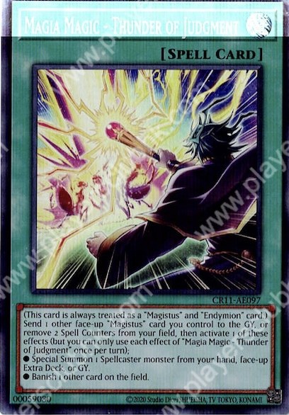 CR11-AE097 (SR)Magia Magic - Thunder of Judgment(聖魔 裁決之雷)
