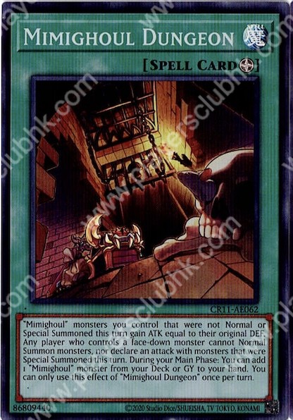 CR11-AE062 (SR)Mimighoul Dungeon(寶箱食屍鬼 地牢)