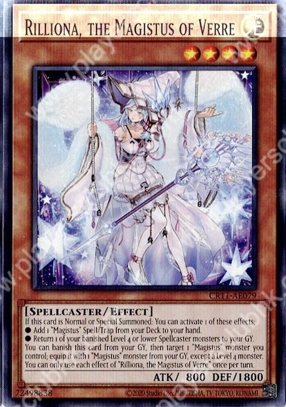 CR11-AE079 Rilliona, the Magistus of Verre(結晶的大賢者 仙杜瑞拉)