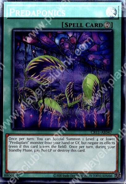 CR11-AE047 Predaponics(捕食花盆)