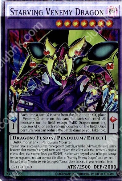 CR11-AE040 (SR)Starving Venemy Dragon(飢仇毒龍)