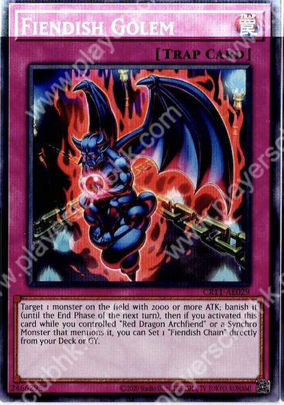 CR11-AE029 Fiendish Golem(魔石像)