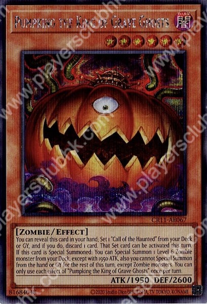 CR11-AE067 (SER)Pumpking the King of Grave Ghosts
(墓場鬼 南瓜王)