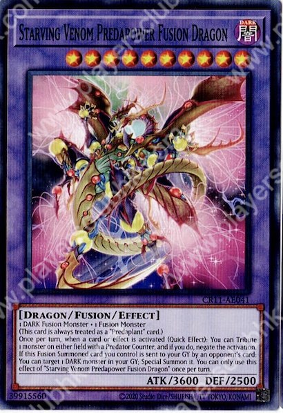 CR11-AE041 Starving Venom Predapower Fusion Dragon(飢餓毒捕食融合龍)