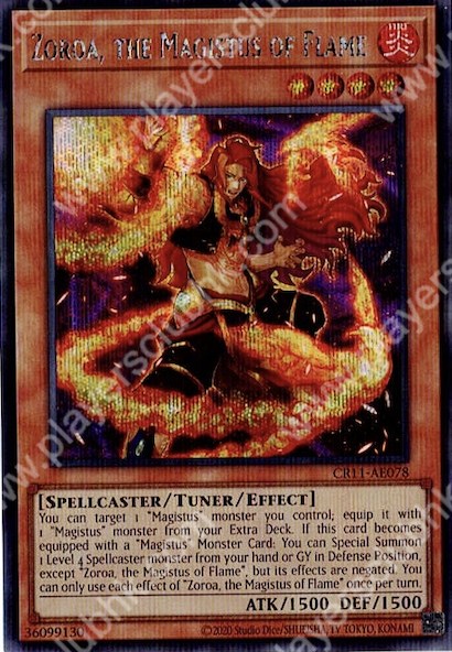 CR11-AE078 (SER)Zoroa, the Magistus of Flame(絕火的大賢者 鎖羅亞)