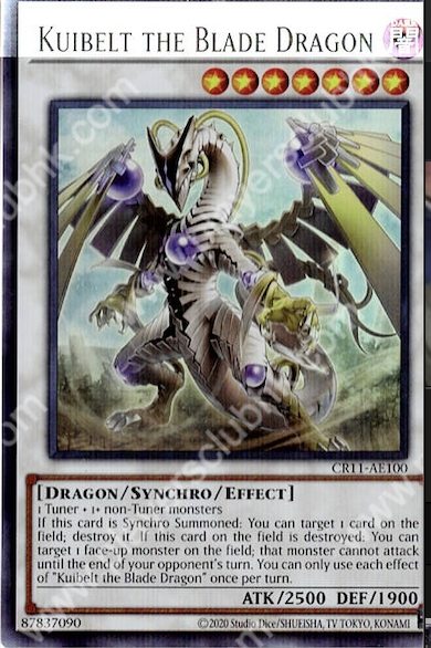 CR11-AE100 (SR)Kuibelt the Blade Dragon(帶刃龍 庫依貝特)