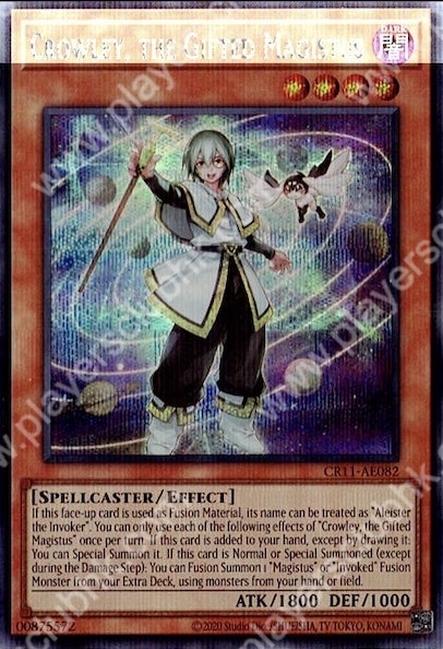 CR11-AE082 (SER)Crowley, the Gifted Magistus(天賦的魔導士 克勞利)