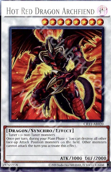 CR11-AE020 Hot Red Dragon Archfiend(琰魔龍 紅惡魔)