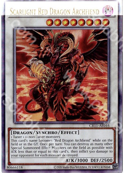 CR11-AE016 (UTR)Scarlight Red Dragon Archfiend(紅惡魔龍 右痕)
