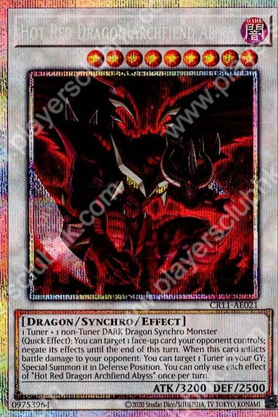 CR11-AE021 (PSER)Hot Red Dragon Archfiend Abyss(琰魔龍 紅惡魔淵)
