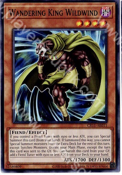 CR11-AE011 Wandering King Wildwind(風來王 野風)