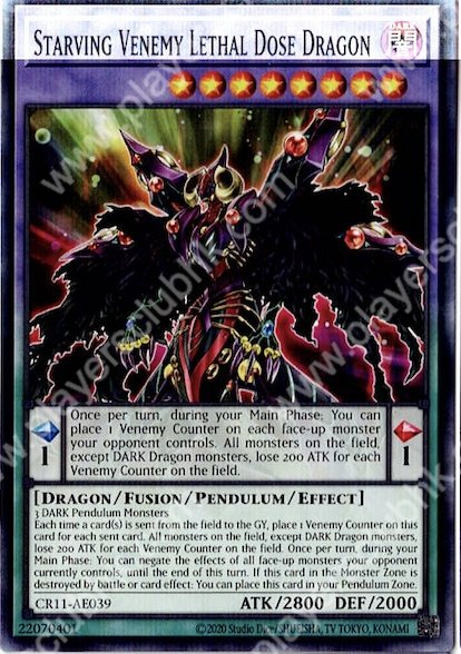 CR11-AE039 Starving Venemy Lethal Dose Dragon(飢仇毒 致死劑量龍)