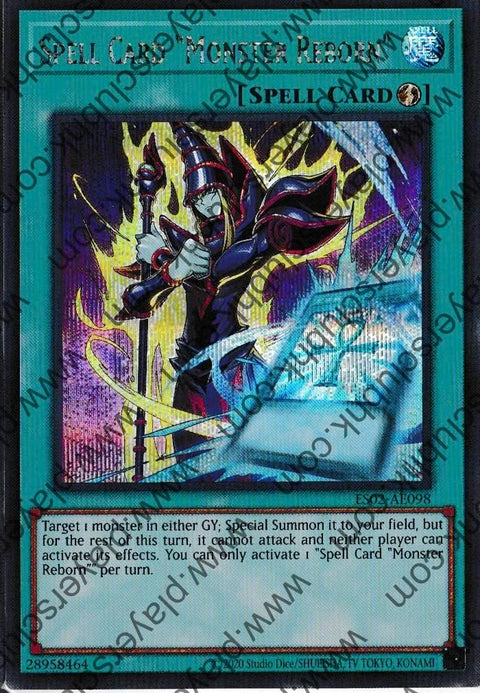 ES02-AE098 (SER)Spell Card "Monster Reborn"