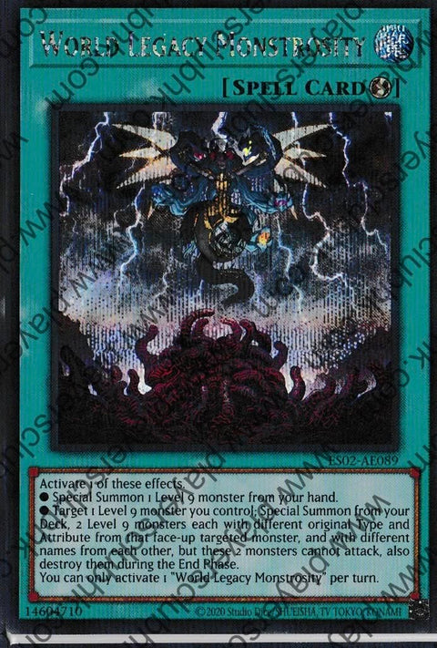 ES02-AE089 (SER)World Legacy Monstrosity