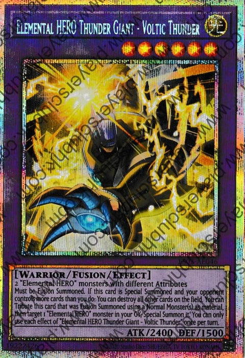 ES02-AE046 (PSER)Elemental HERO Thunder Giant - Voltic Thunder