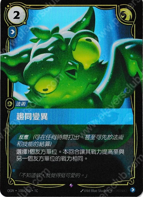 OGN TC 108/298 趨同變異