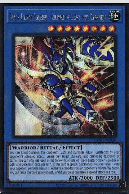 CORI-AE028 (SER)Black Luster Soldier - Soldier of Light and Darkness