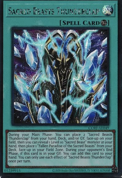 CORI-AE049 (SER)Sacred Beasts Thunderclap