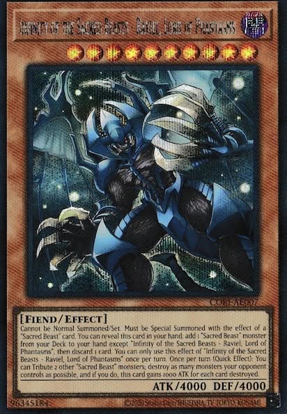 CORI-AE007 (SER)Infinity of the Sacred Beasts - Raviel, Lord of Phantasms