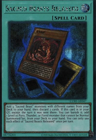 CORI-AE047 (SER)Sacred Beasts Released