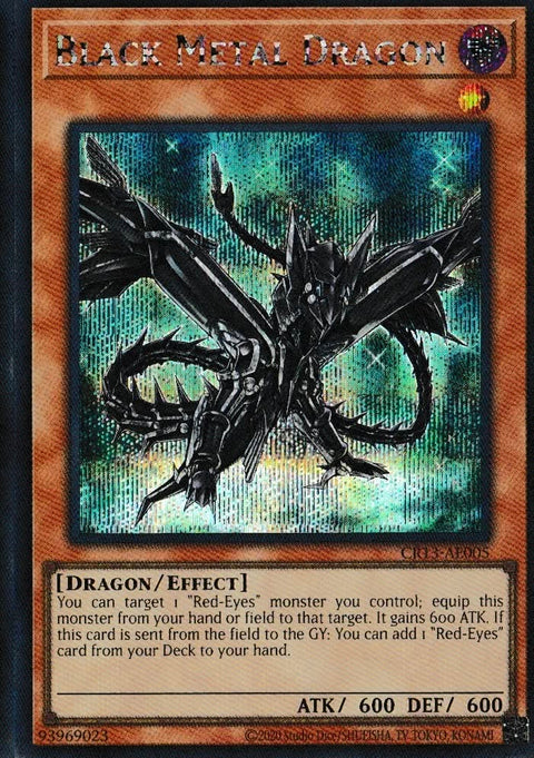 CR13-AE005 (SER)Black Metal Dragon