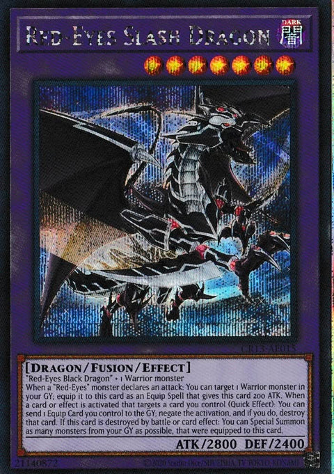 CR13-AE015 (SER)Red-Eyes Slash Dragon
