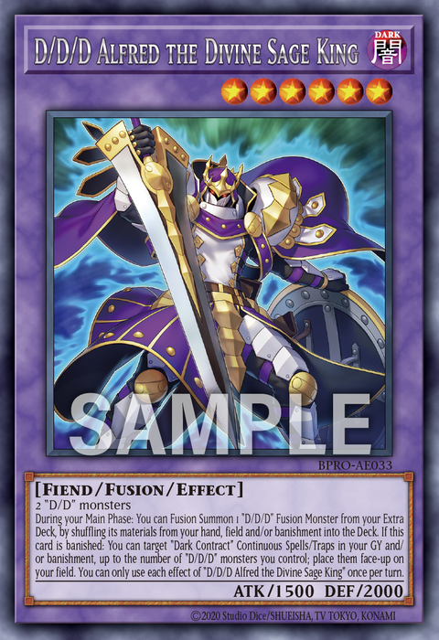 BPRO-AE033 (R)D/D/D Divine Sage King Alfred