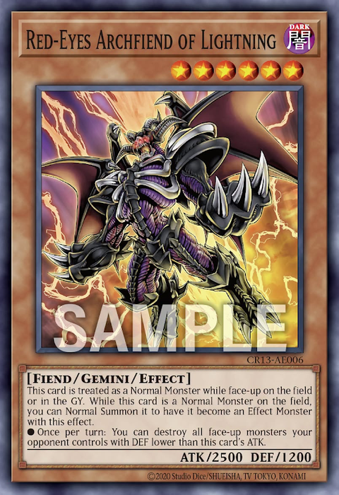 CR13-AE006 Red-Eyes Archfiend of Lightning