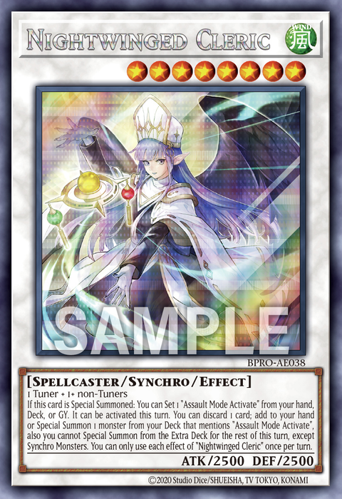BPRO-AE038 (SER)Nightwinged Cleric