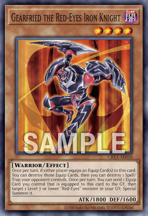 CR13-AE010 Gearfried the Red-Eyes Iron Knight