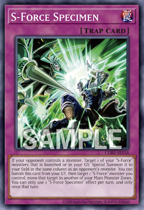 CORI-AE118 S-Force Specimen