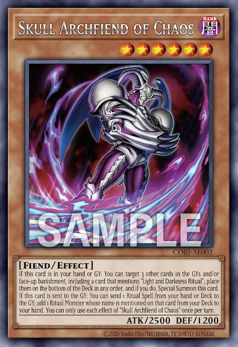 CORI-AE002 (R)Skull Archfiend of Chaos