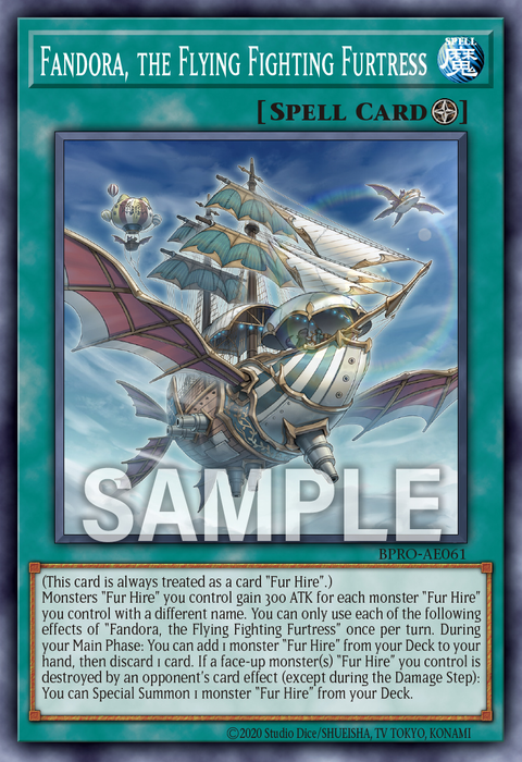 BPRO-AE061 Fandora, the Flying Fighting Furtress