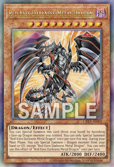 CR13-AE002 (UTR)Red-Eyes Darkness Metal Dragon