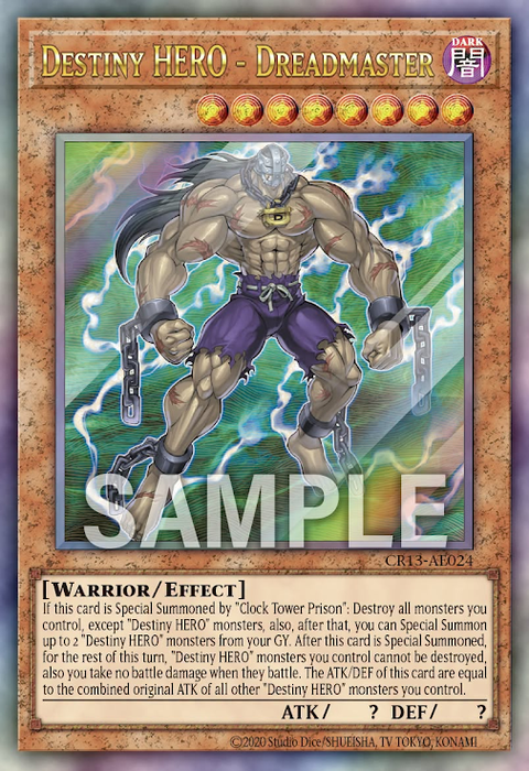 CR13-AE024 (UTR)Destiny HERO - Dreadmaster