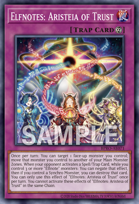 BPRO-AE071 Elfnotes: Aristeia of Trust