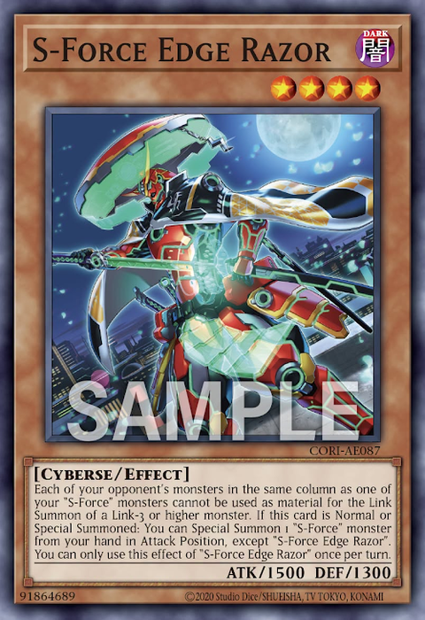CORI-AE087 S-Force Edge Razor