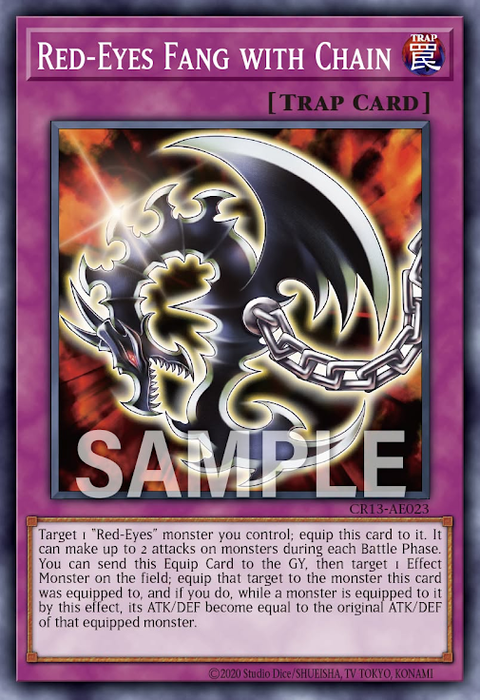 CR13-AE023 Red-Eyes Fang with Chain
