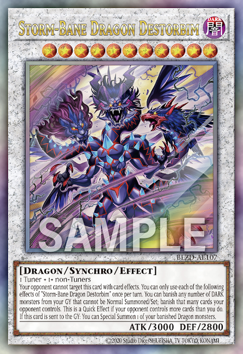 BLZD-AE107 (UTR)Storm-Bane Dragon Destorbim
(風暴煞星龍 德斯托畢姆)