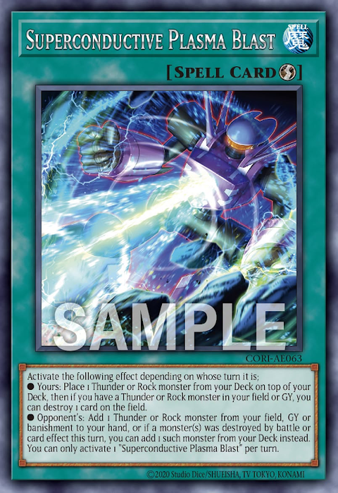 CORI-AE063 (R)Superconductive Plasma Blast