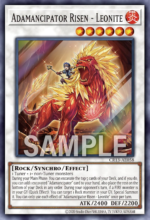 CR13-AE058 (SR)Adamancipator Risen - Leonite