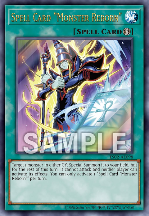 ES02-AE098 (UR)Spell Card "Monster Reborn"