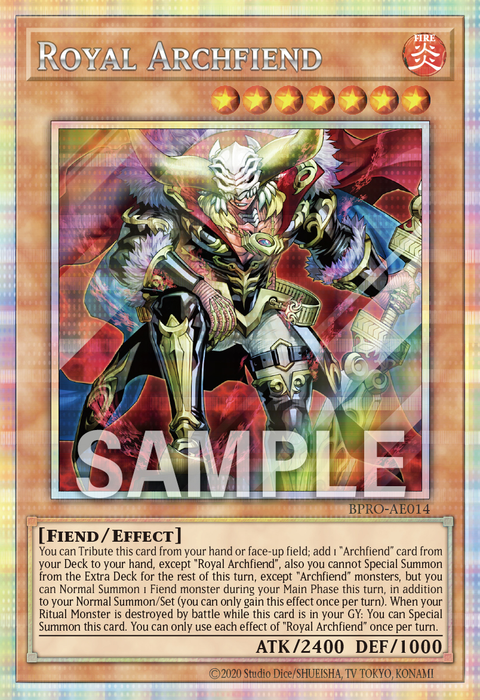 BPRO-AE014 (PSER)Royal Archfiend