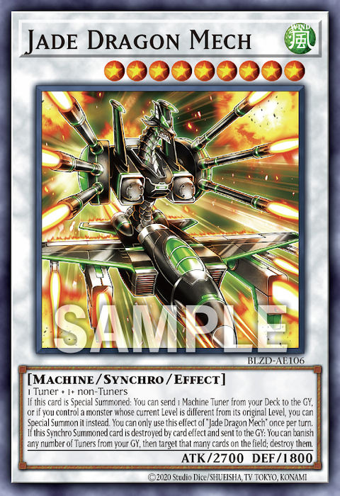 BLZD-AE106 Jade Dragon Mech
(翠玉的機龍)