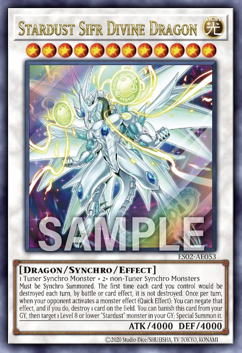 ES02-AE053 (UR)Stardust Sifr Divine Dragon