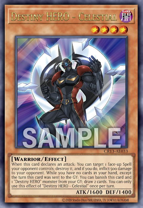 CR13-AE033 (UR)Destiny HERO - Celestial