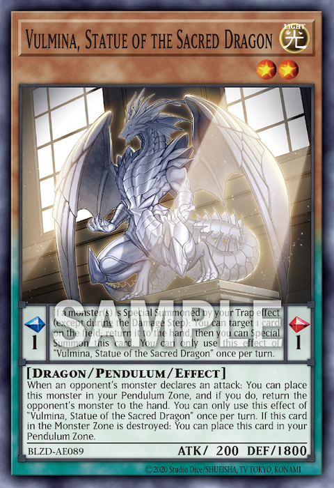 BLZD-AE089 Vulmina, Statue of the Sacred Dragon(聖龍伏路米納像)