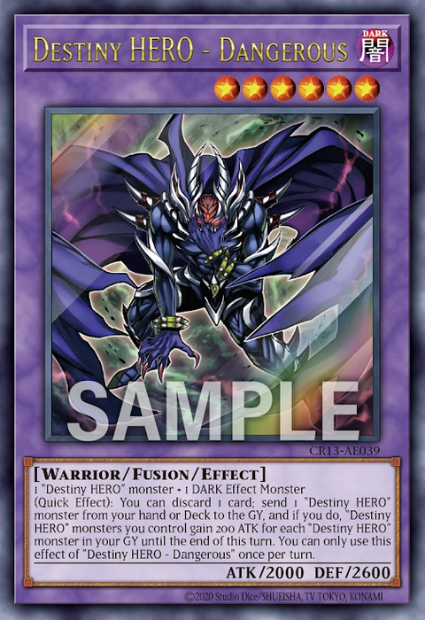 CR13-AE039 (UR)Destiny HERO - Dangerous